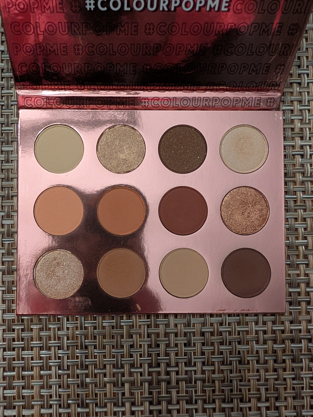 ColourPop Double Entendre Eyeshadow Palette - Warm Brown & Gold Shades